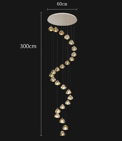 Modern home decoration crystal chandeliers for hall, staircase, indoor lighting fixtures, ceiling lamps, living room exquisite i