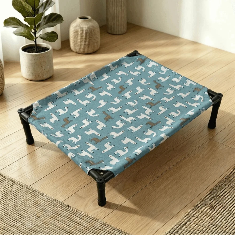 Pet Furniture Non-Slip Dog Marching Bed Moisture Proof Removable Elevated Pet Bed Breathable Washable Cat Sofa Bed Camping