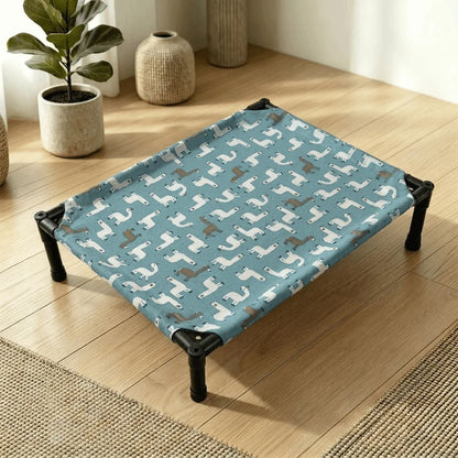 Pet Furniture Non-Slip Dog Marching Bed Moisture Proof Removable Elevated Pet Bed Breathable Washable Cat Sofa Bed Camping
