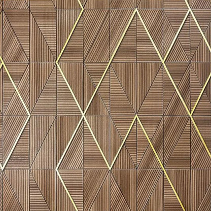Contemporary Striped Wallpaper Roll, Waterproof Home Decoration for Living Room, Non Self-Adhesive Hotel Wall Commercial Use