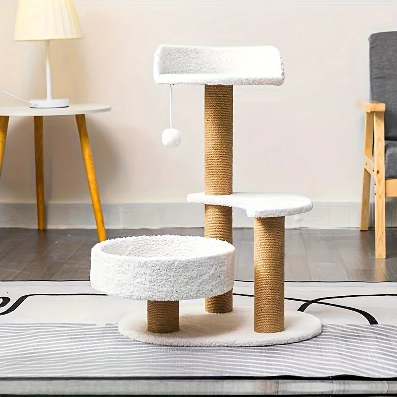 Sisal Cat Scratching Board, Durable Scratching Post for Indoor Cats To Save Furniture, Wear-Resistant Cat Scratcher Pad for Claw