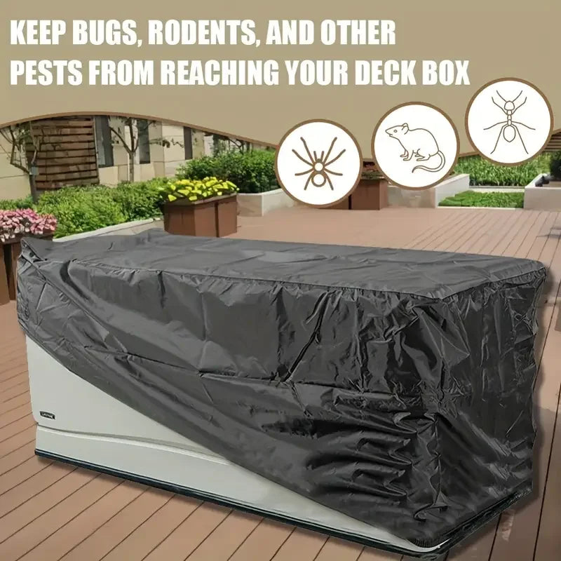 Protect Your Outdoor Furniture with This Waterproof & Dustproof Patio Deck Box Cover!
