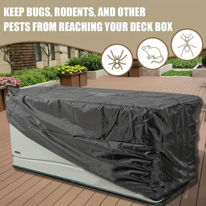 Protect Your Outdoor Furniture with This Waterproof & Dustproof Patio Deck Box Cover!