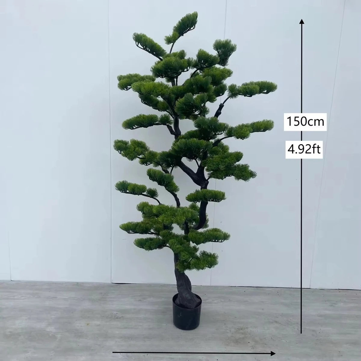 Artificial Cedar Pine Tree Indoor Outdoor Artificial Plant Fake Evergreen Tree for Garden Landscaping Home Decor