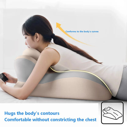Memory Foam Pillow Ergonomic Support Neck Leg Rest Reading Phone Use Bed Sofa Wedge Shape Pain Relief Comfort