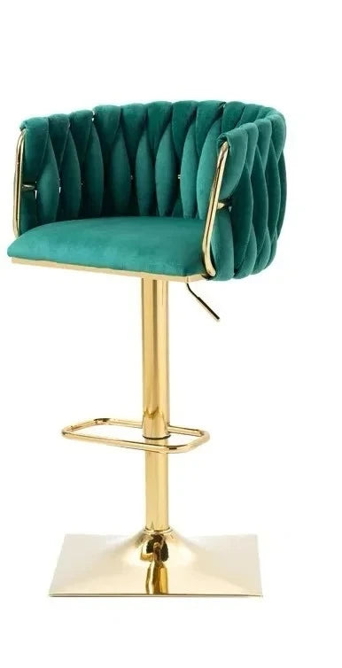 Modern Gold Legs Bar Stools Adjustable Height Italian Minimalist Bar Stools Ergonomic Designer Mama Sandalyesi Kitchen Furniture