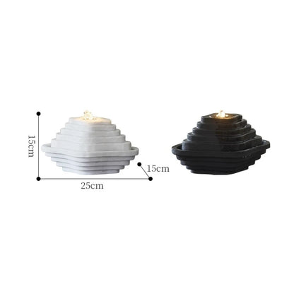 Indoor Landscape Tea Room Fountain Ornament Circulating Water Light Luxury High-end Living Room Hotel Shop Opening Gift