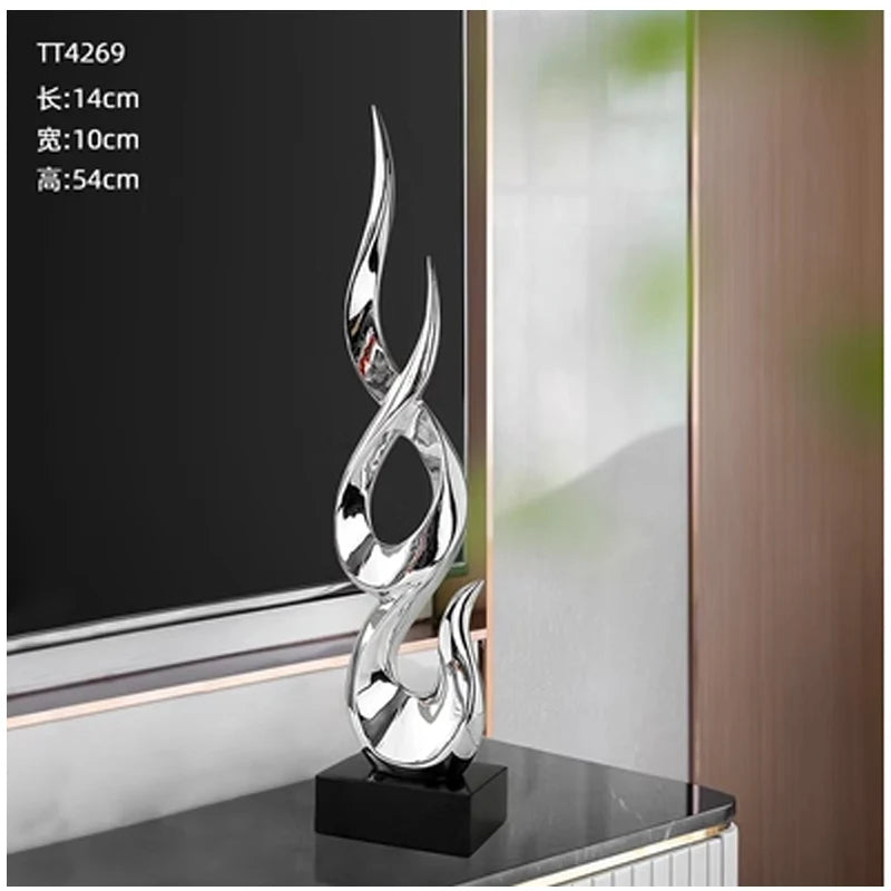 Creative decorations, light luxury, high-end living room, porch, TV cabinet wine cabinet, office, rising artistic soft decorati