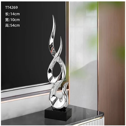 Creative decorations, light luxury, high-end living room, porch, TV cabinet wine cabinet, office, rising artistic soft decorati