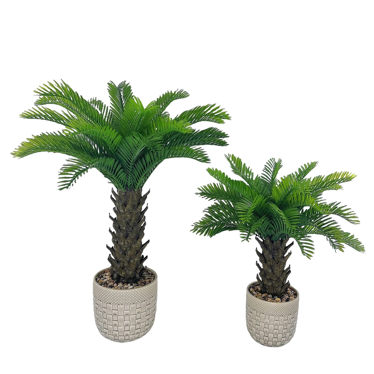 HXGYZP Artificial Coconut Tree Potted Plant Tropical Palm Tree Bonsai Decoration for Home Office Indoor Outdoor 50cm 70cm