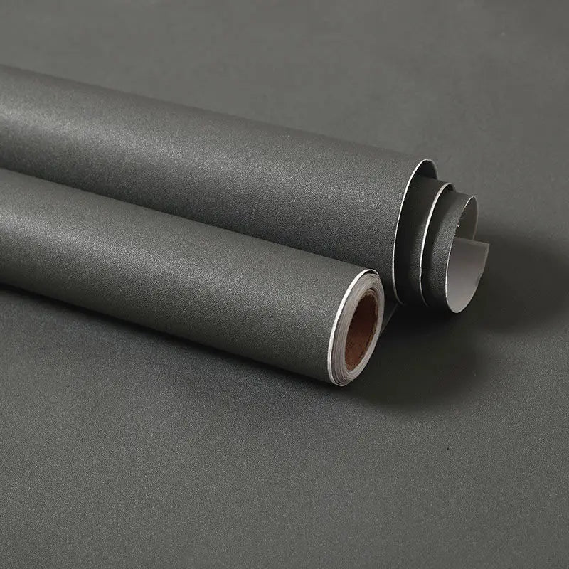 Waterpoof Matte Wallpaper White Grey Black Vinyl Self-Adhesive Stickers for Wall Furniture Livingroom Contact Paper Home Decor