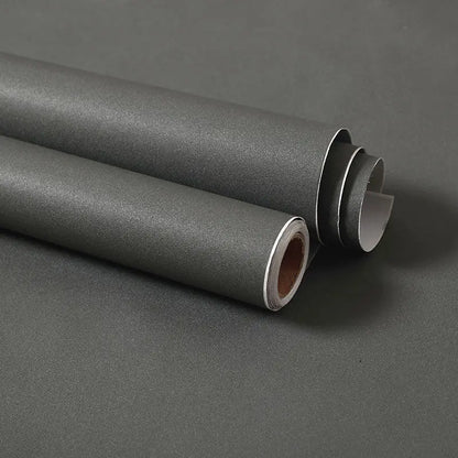 Waterpoof Matte Wallpaper White Grey Black Vinyl Self-Adhesive Stickers for Wall Furniture Livingroom Contact Paper Home Decor