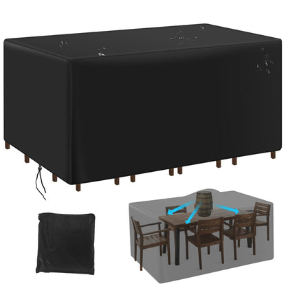 Ultimate Outdoor Furniture Cover - Waterproof, dustproof cover, durable and easy to clean, perfect for patios, gardens