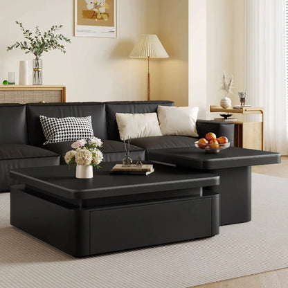 Decor Modern Table Floor Storage Luxury Center Coffee Table Apartment Black Mesas De Centro De Mesa Para Sala Home Furniture