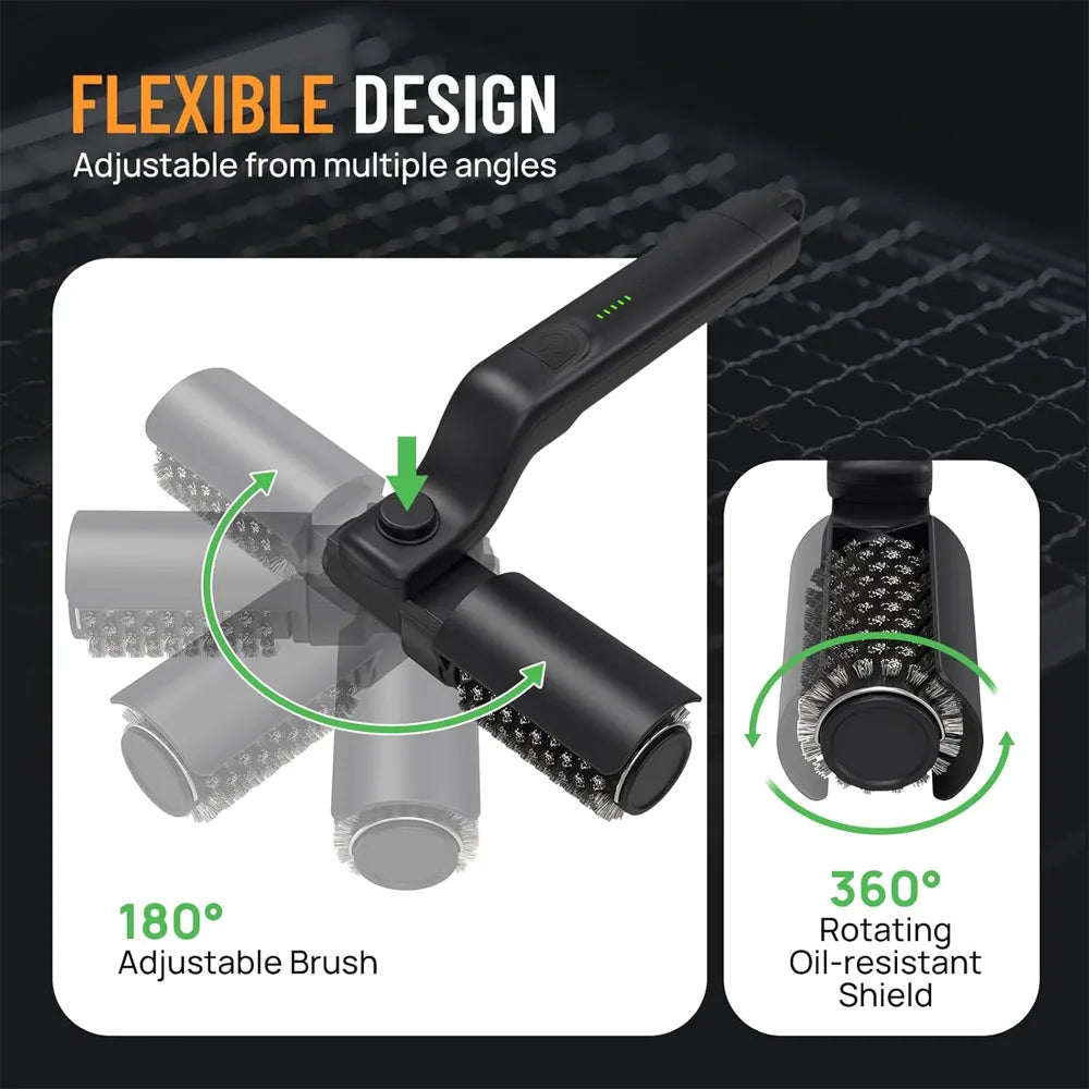2026 NEW Speed BBQ Grill Brush for Outdoor Grill,Electric Grill Brush,Automatic Grill Cleaning Brush for Camping Outdoor Grill
