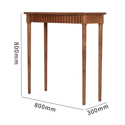Wood Rectangular Console Table Modern Rustic Minimalist Trendy Console Table Hallway Narrow Console Meuble Wabi Sabi Furniture