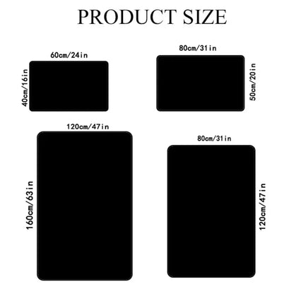 Modern Stone Decorative Mat | Outdoor Rugs | Suitable for Courtyard, Balcony, Garden, Camping, RV | Machine Washable
