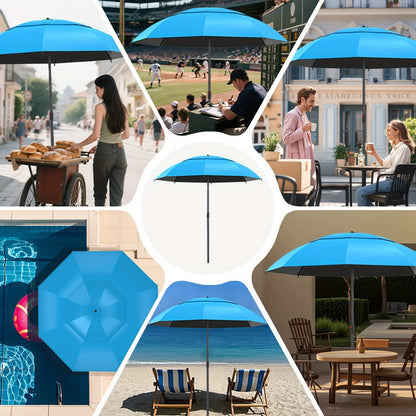 Fishing Umbrella, Outdoor Sunshade Umbrella for Anglers, Portable, For Fishing, Stall, Garden, Shop & Outdoor Activities