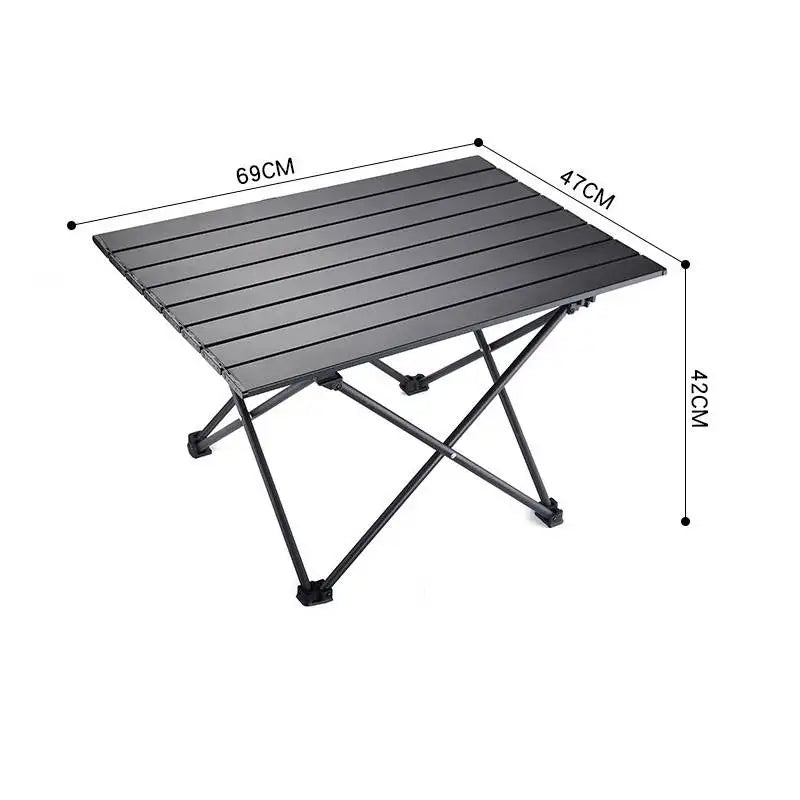 Outdoor Camping Folding Table Outdoor BBQ Portable Foldable Desk High Strength Ultralight Aluminium Portable Desk