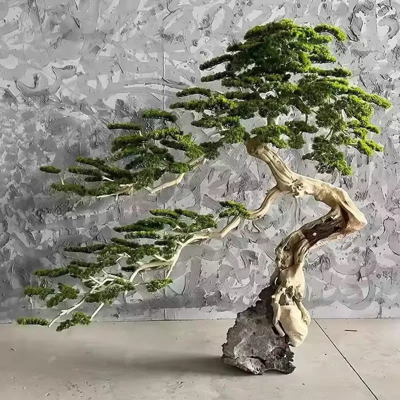 Custom Indoor Outdoor Landscape Project Big Trunk Artificial Plants Old Artificial Pine Tree Faux Willow Tree Fake Pine Tree