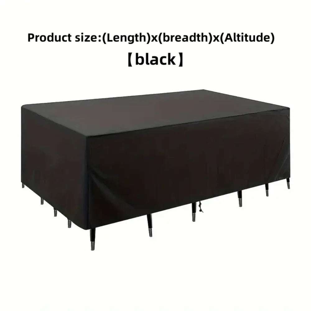 Ultimate Outdoor Furniture Cover - Waterproof, dustproof cover, durable and easy to clean, perfect for patios, gardens