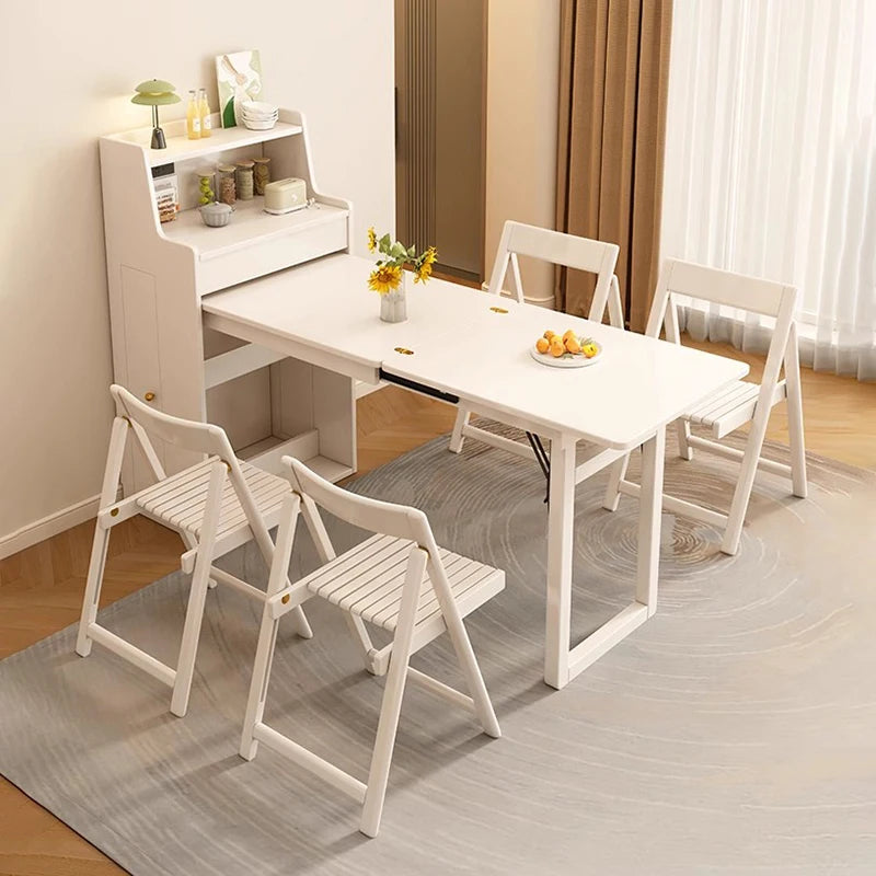 Modern Extendable Dining Tables Rustic Multifunctional Design Italian Dining Tables Luxury Nordic Mesas Extensibles Furnitures