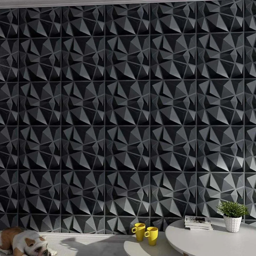 White 3D Wall Panel Foam Brick Waterproof Non-self-adhesive Wall Sticker Classics PVC Background Wallpaper Bathroom Ceiling