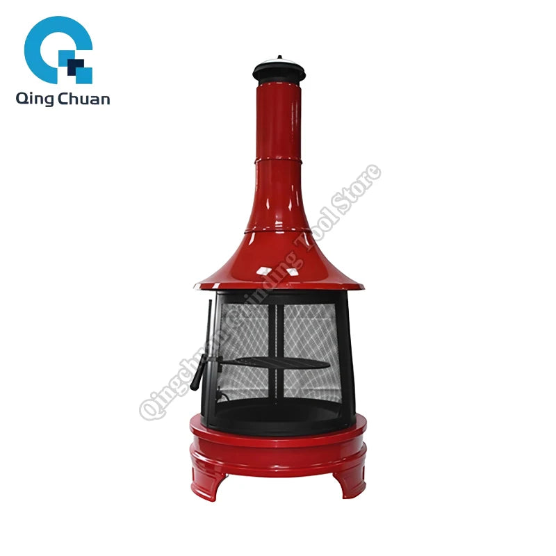 Firewood Stove Fire Pit Grill Charcoal Craftsman Vintage Barbecue Grill Villa Garden Brazier Outdoor Garden Heating Fire Pit