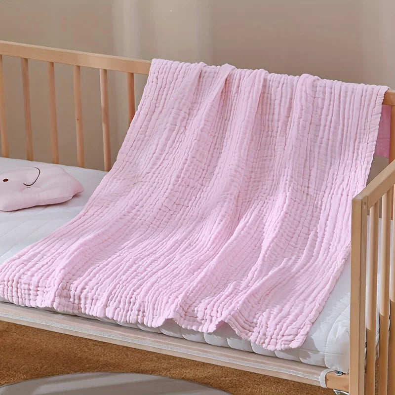 Large 6-Layer Gauze Blanket All-Season Soft Breathable for Adults Sofa or Bed Bedding Hand Wash Only Neutral Beige for Men Women