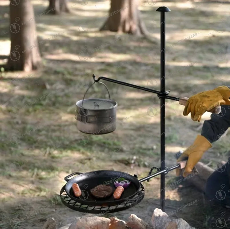 1Set Portable Multifunctional Outdoor BBQ Grill Foldable Fire Pit For Camping Picnic Winter Bonfire
