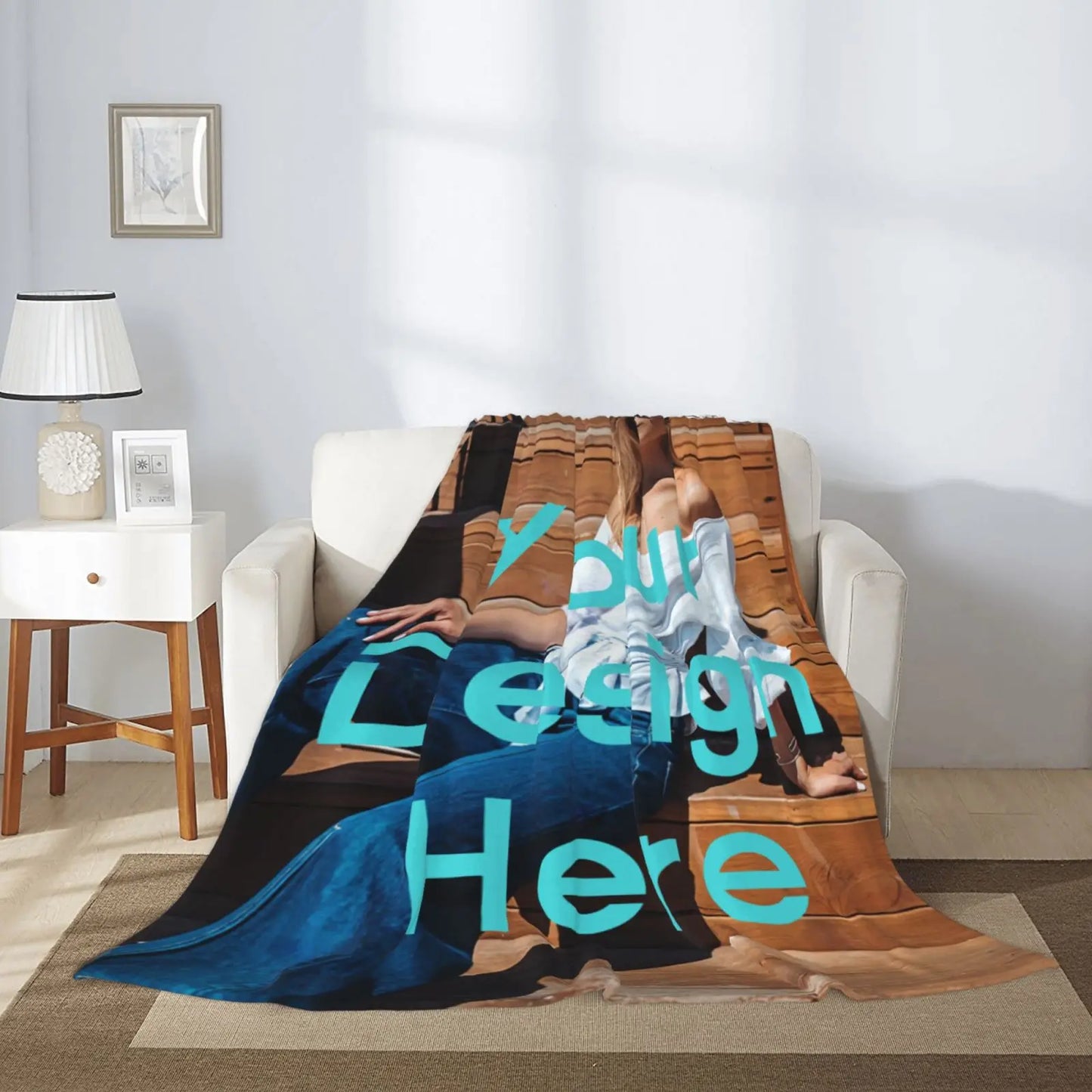 Custom Blanket With Photo Collage Customized Picture Blankets Birthday Souvenir Christmas Gifts Personalized Logo Throw Blanket