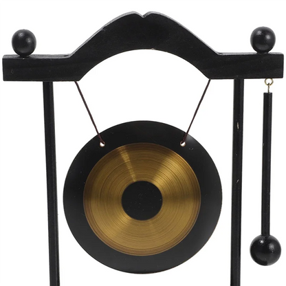 ABHT-Decorative For Home& Garden Gong Feng Shui Decors Adornment Desktop Craft Chic Brass Household
