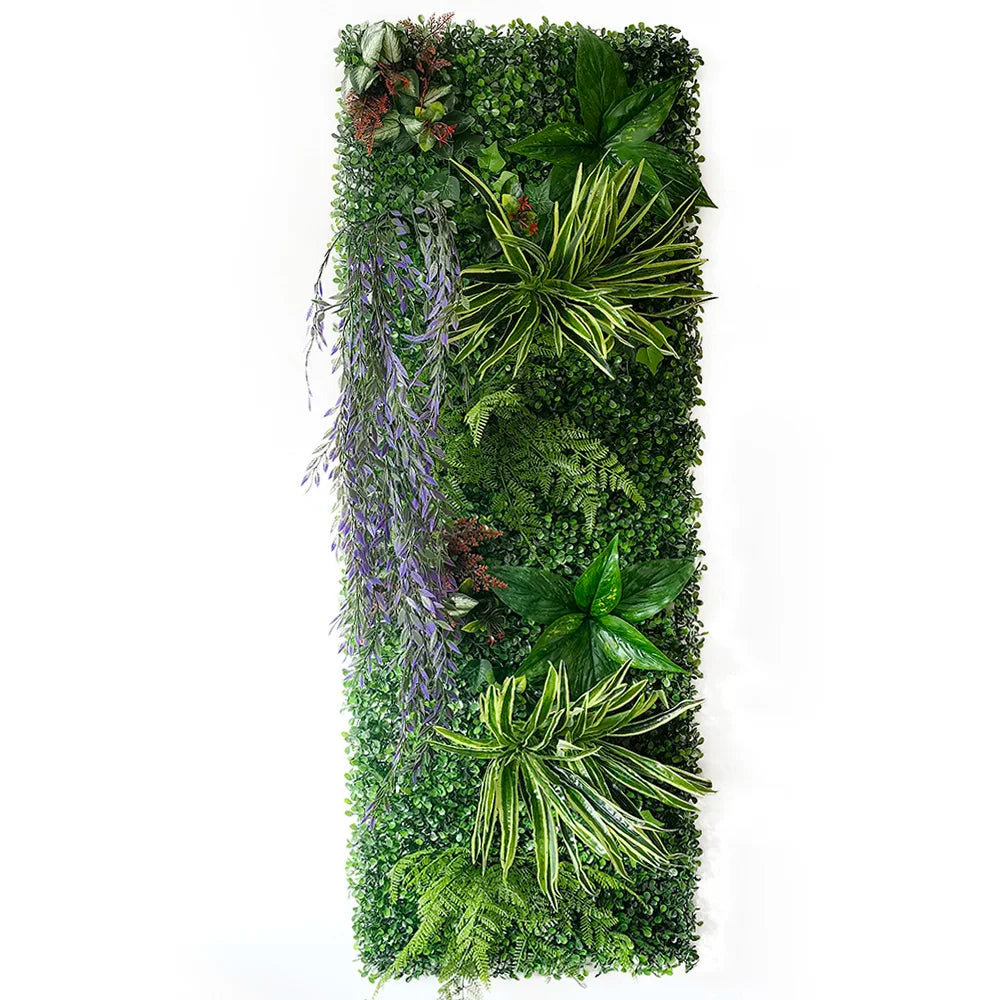 HUA TIAN 40*120CM Artificial Plant Turf Grass Moss Subtropical Plant Decoration Home Fake Wall Panel Lawn Garden Decoration