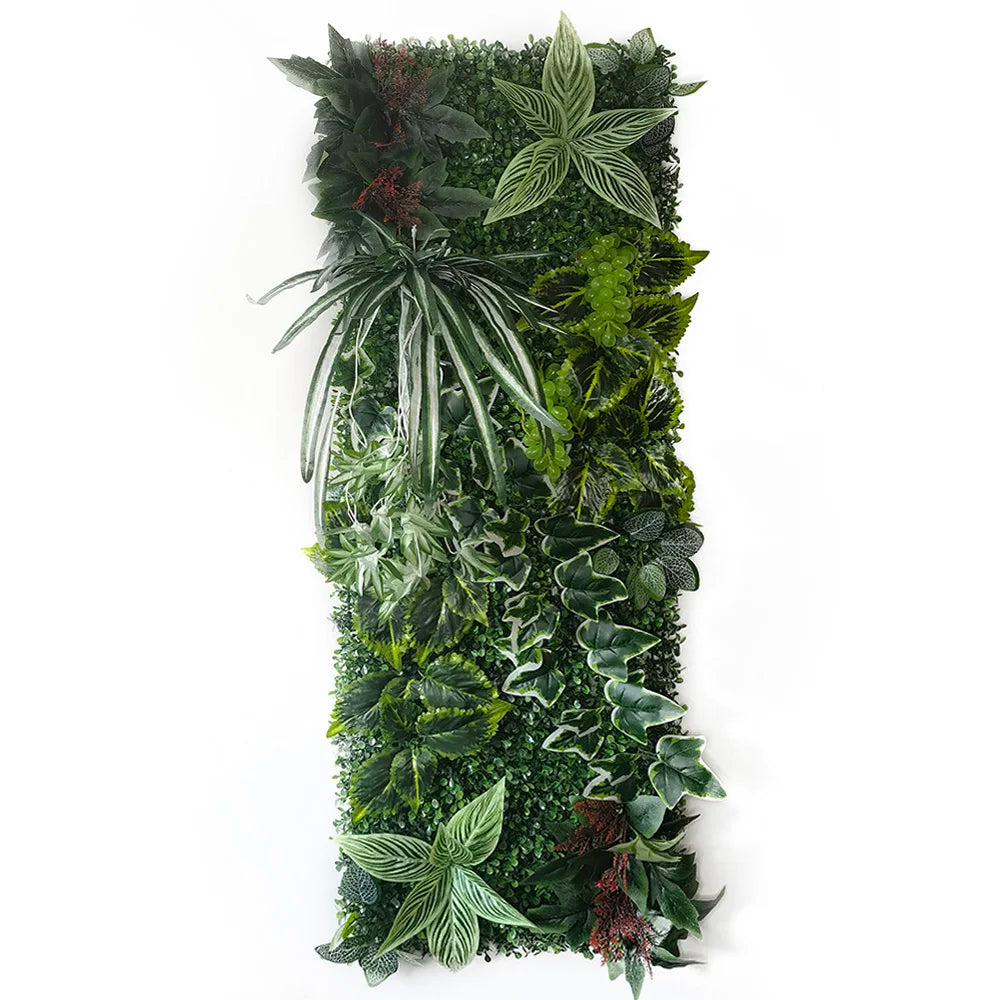 HUA TIAN 40*120CM Artificial Plant Turf Grass Moss Subtropical Plant Decoration Home Fake Wall Panel Lawn Garden Decoration