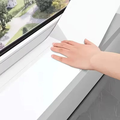 1pc 30cmx5m Pearl Film White Waterproof Wallpaper Room DIY Self-adhesive Wardrobe Kitchen High Gloss Paste Furniture Wall Sticke