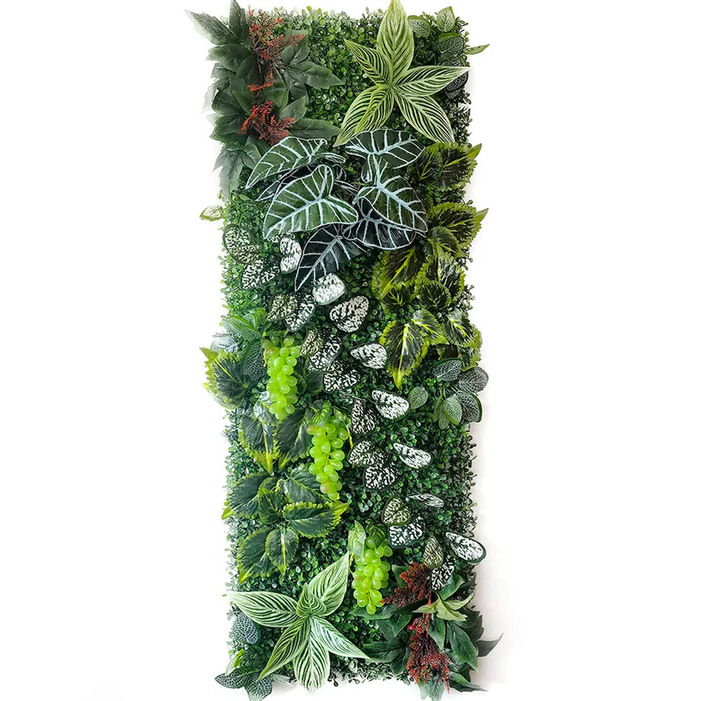 HUA TIAN 40*120CM Artificial Plant Turf Grass Moss Subtropical Plant Decoration Home Fake Wall Panel Lawn Garden Decoration