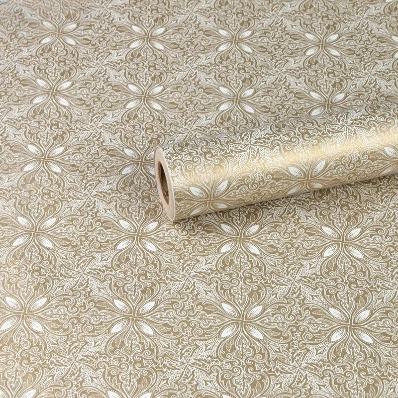 Home Decor Retro Floral Wallpaper Renovation of Bedroom and Living Room Decorative Walls