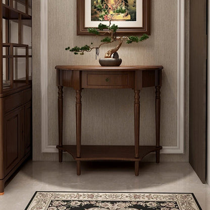 Rustic Classic Console Table With Drawers Mid Century Retro Small Console Table French Elegant Furniture Living Room Furniture