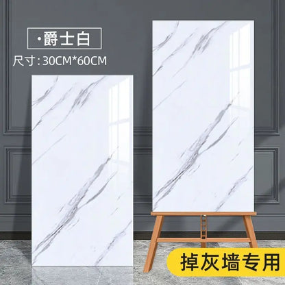 Papel De Parede 3d  Peel and Stick Wallpaper Faux Marble Wall Stickers Decoration Tile Kitchen Waterproof Bathroom Sticker