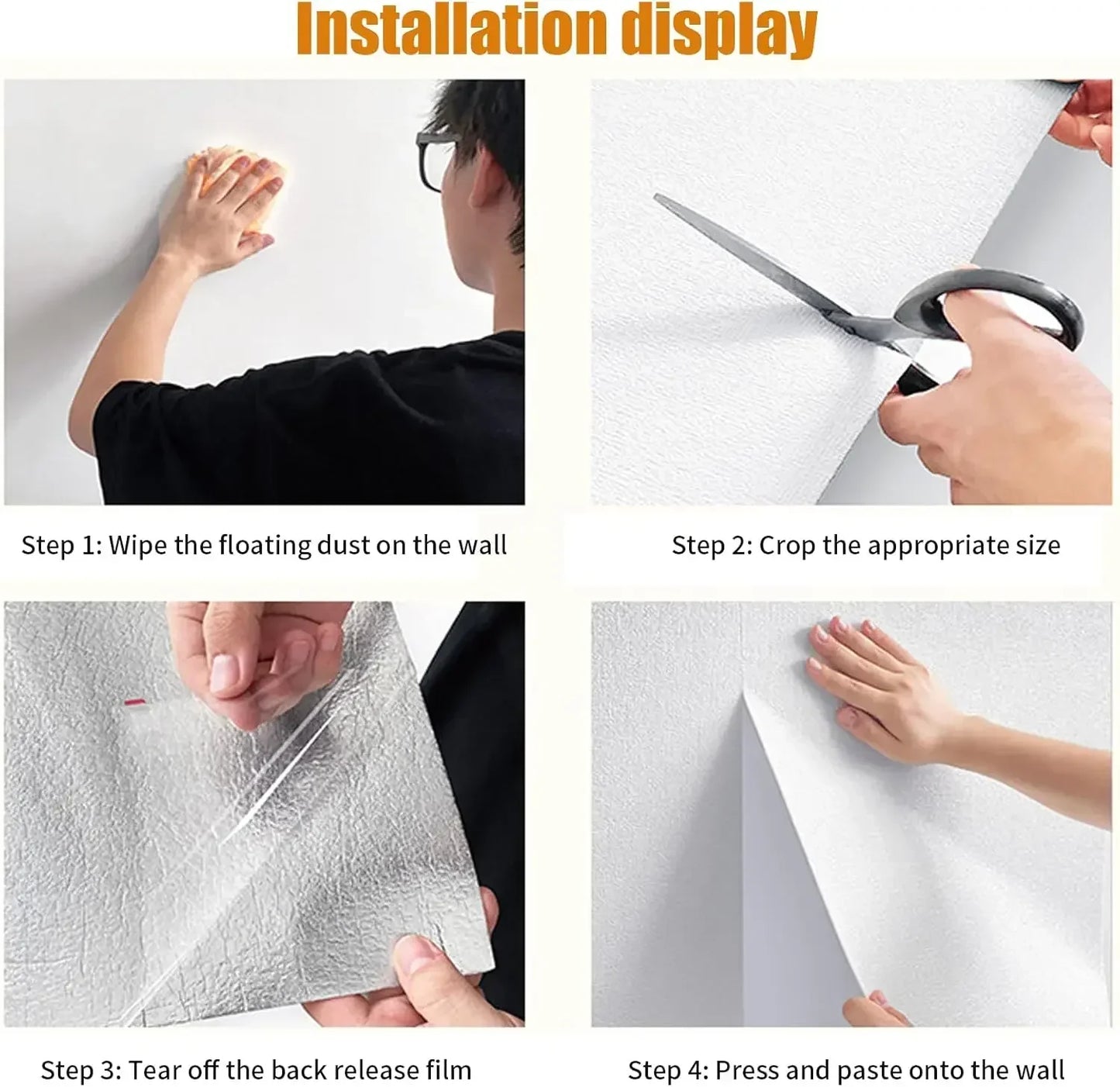 DIY 3D Linen Wall Panels Peel and Stick Waterproof Foam Wallpaper for Home Renovation Bedroom Living Room Decoration