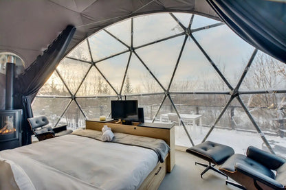 Premium Luxury Dome Tent All Season Weather Resistant Outdoor Igloo Perfect For Family Backyard Party Rest And Entertainment