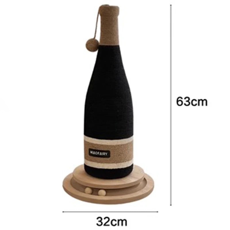 Wine Bottle Sisal Cat Scratching Posts Corner Sofa Wear Resistant Scratching Posts Cats Rope Toys Scratchers Pets Supplies