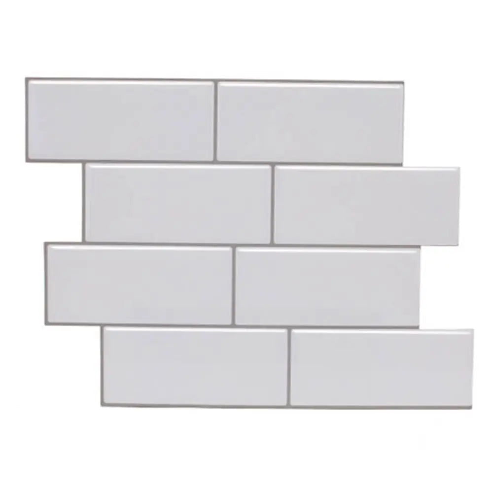 3D Grey Brick Durable DIY Wall Sticker Waterproof Removable Home Decor Grey Brick 3D Wallpaper Kitchen