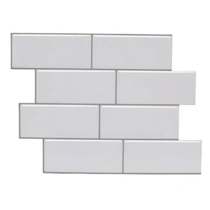 3D Grey Brick Durable DIY Wall Sticker Waterproof Removable Home Decor Grey Brick 3D Wallpaper Kitchen