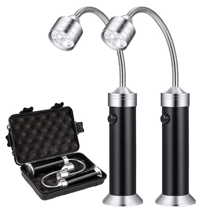 BBQ Grill Light Soft Tube Lighting Lamp 360° Adjustable Super-Bright 9 LED Flashlight Magnetic Base Outdoor lighting Gooseneck