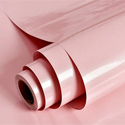 PVC Self Adhesive Wallpapers Renovation for Bathroom Kitchen Cabinet DIY Vinyl Contact Paper Waterproof Home Decor Sticky Paper