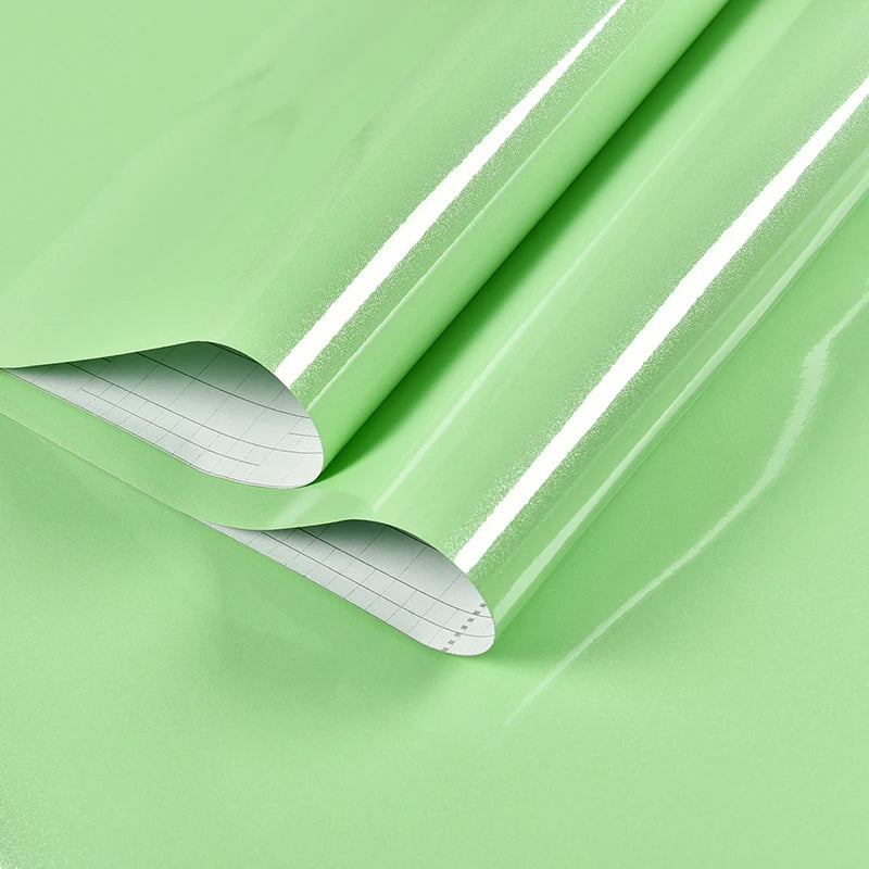 Wall Furniture Renovation Stickers Waterproof Moisture-proof Self-adhesive Paper Vinyl Wallpaper For Kitchen Cooktop Cabinets