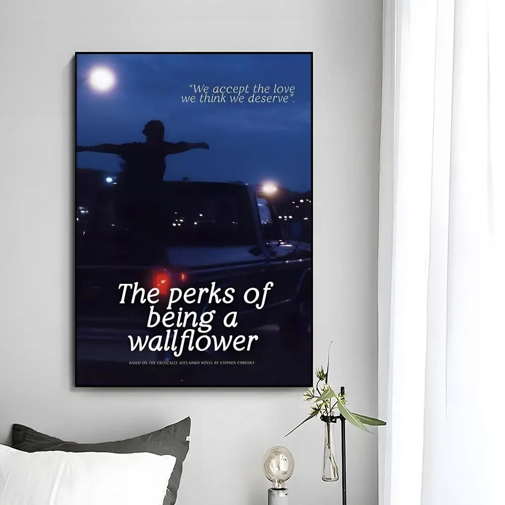Classic Movie T-The Perks Of Being A Wallflower Poster HD art sticky wall waterproof home bedroom bar aesthetic decoration