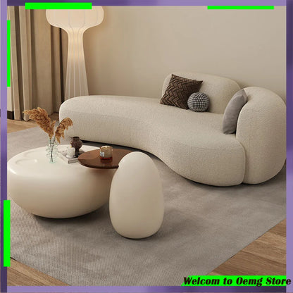 Luxurious Lazy Elastico Living Room Sofa Modern Nordic Design Single Floor Sofa Perfect Reading Stylish Hall Mueble Furniture