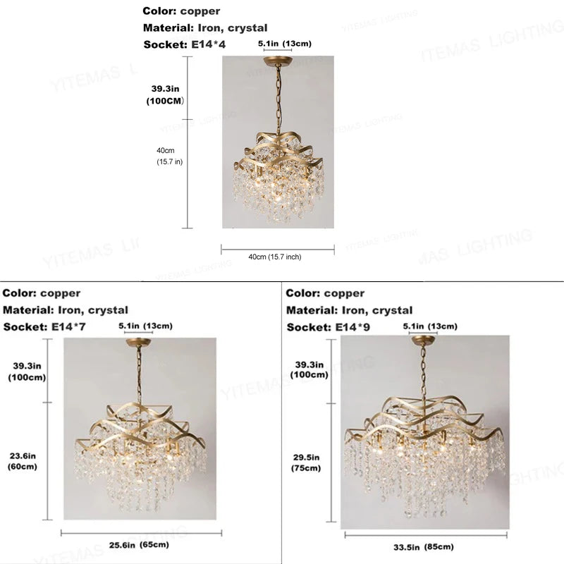 Living room shell Chandelier loft hanging light in chilren's room gold kitchen decorative chandelier for bedroom hanging lamps